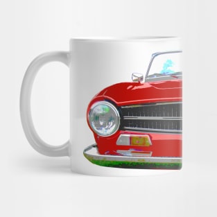 Triumph TR6 1970s classic British sports car red Mug